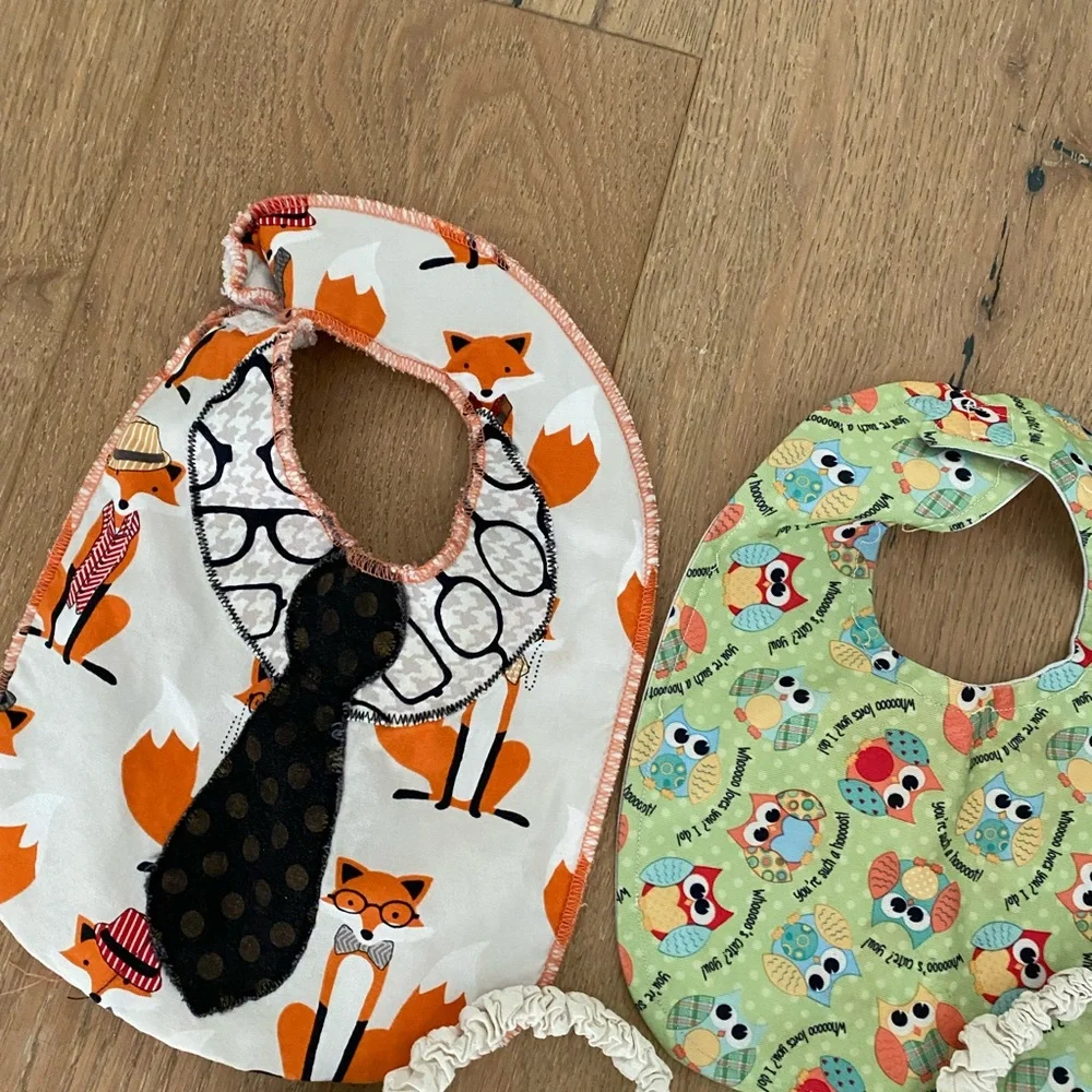 Kids Bib Set with Fun Patterns